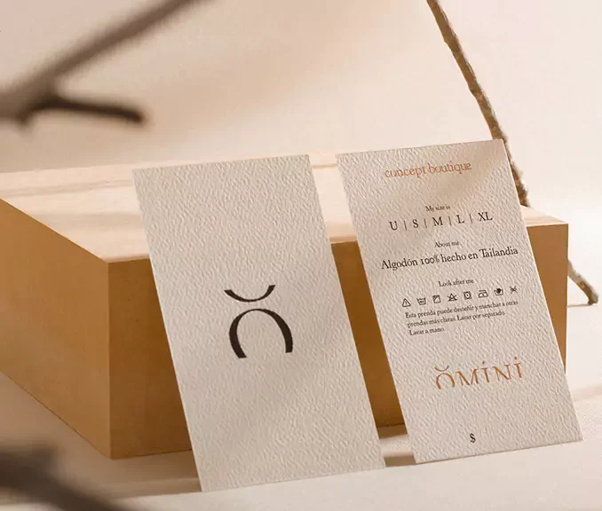 Brand packaging photography in a mobile website preview